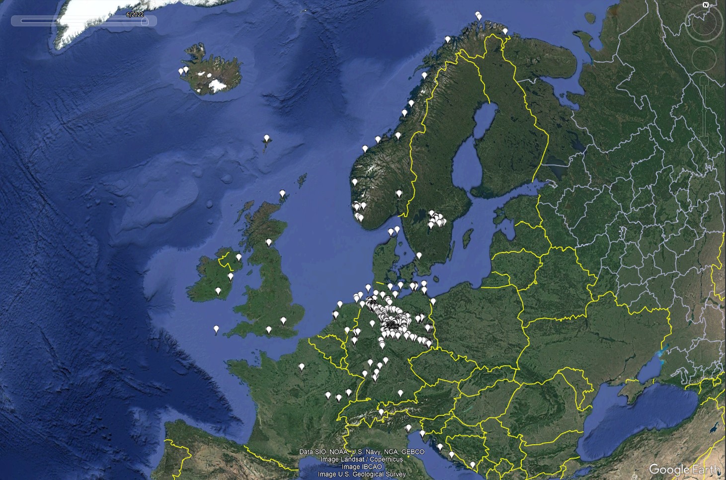 Geocaches, Stand November 2022